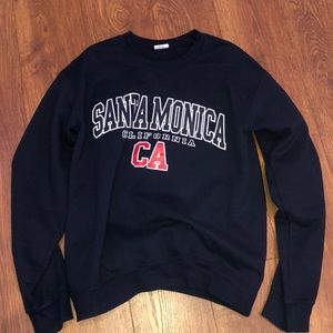 santa monica navy sweatshirt
